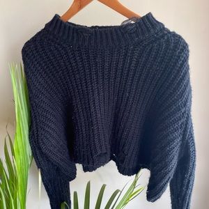 Crop sweater